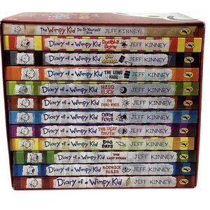 Diary of a Wimpy Kid 12-Book Collection by Jeff Kinney, Paperback 2018